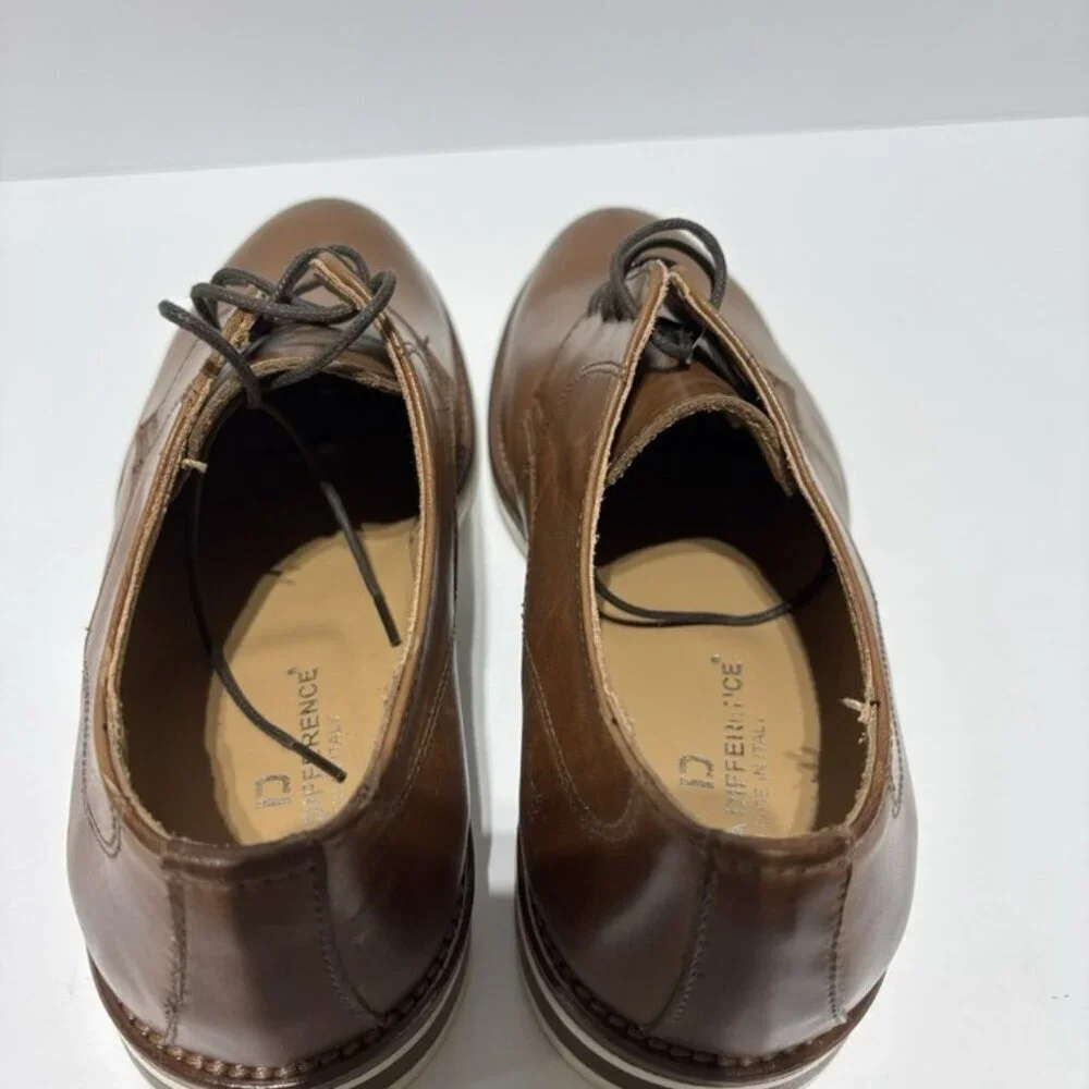 Italia Difference Men’s Cognac Oxford, Size EUR 41, 8-8.5 M